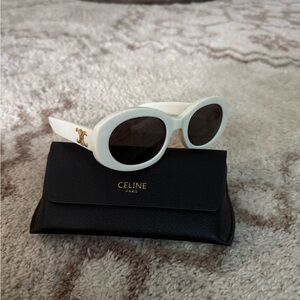 Celine Ivory Triomphe Sunglasses